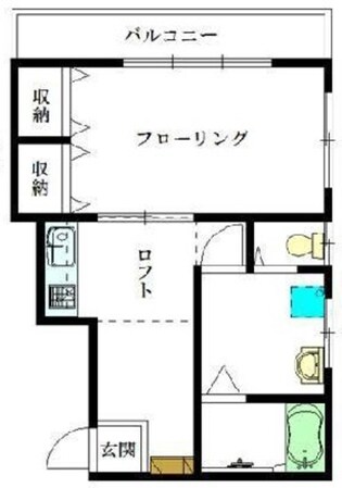 明徳ビルの物件間取画像